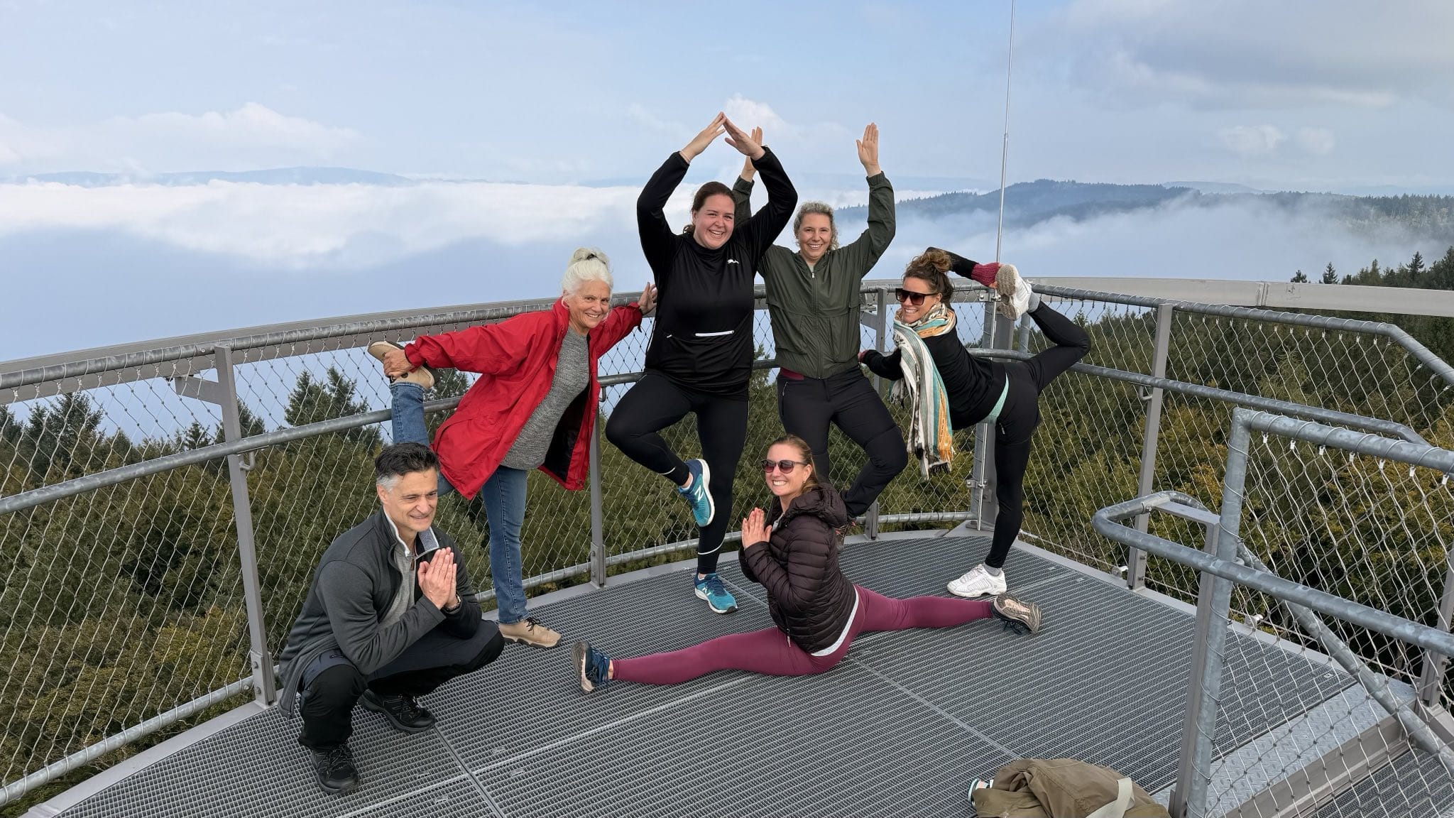 Yoga und Wandern