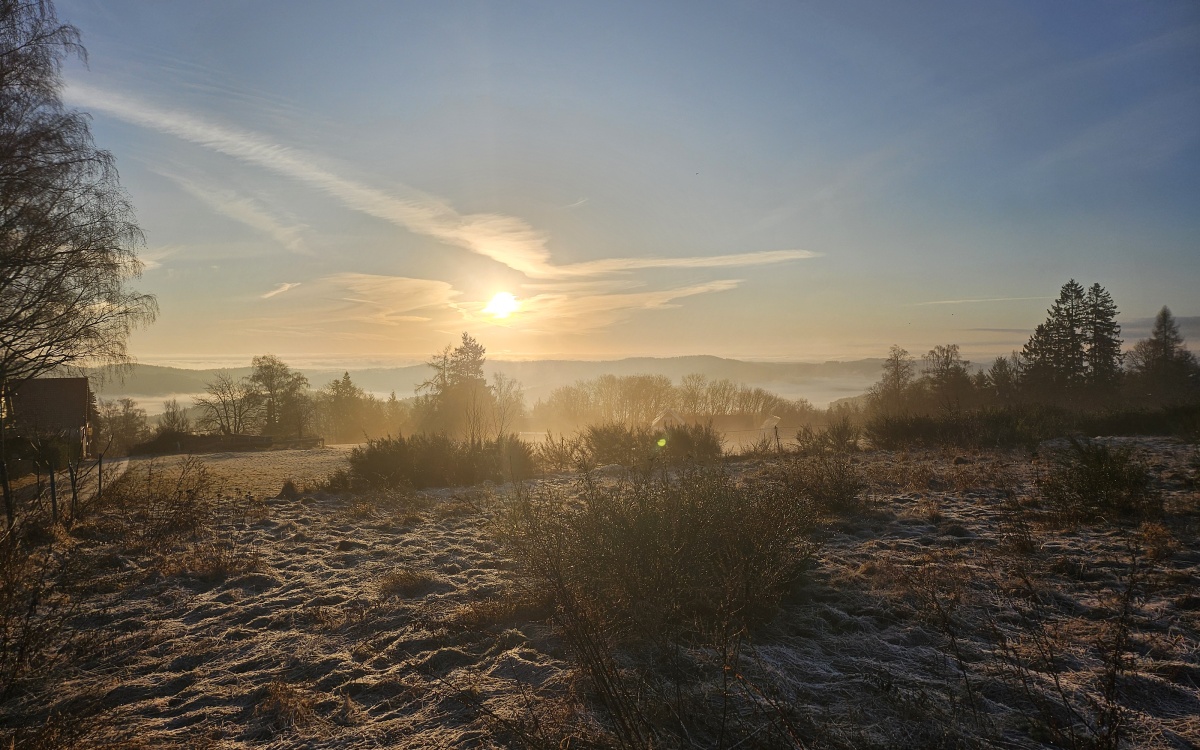Sonnenaufgang auf der Tromm