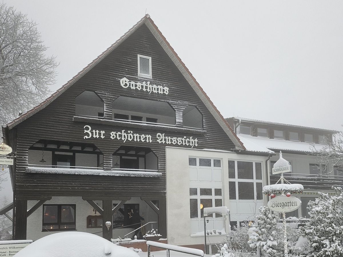 Zur schönen Aussicht im Winter