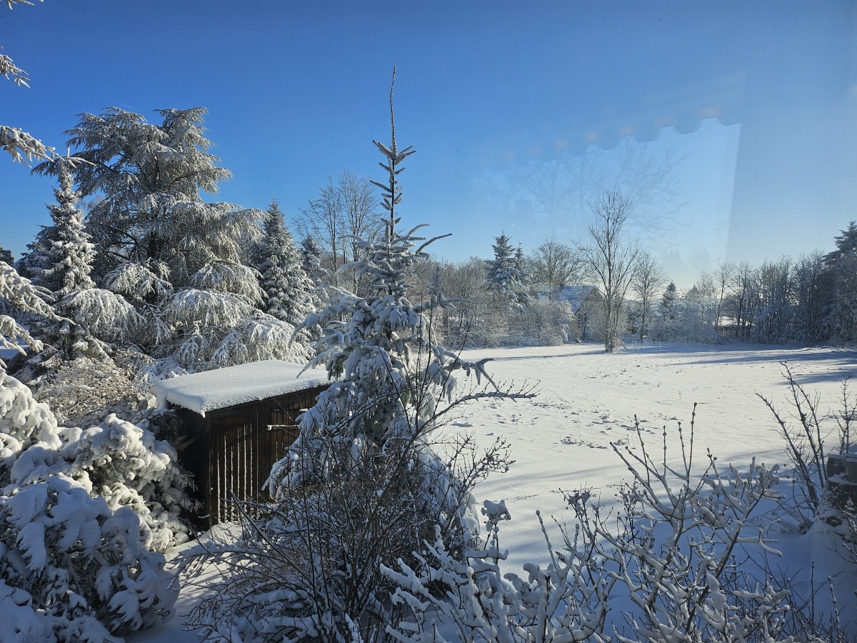 Auf der Tromm im Winter