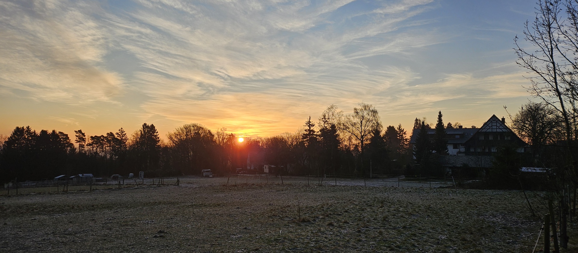Sonnenaufgang auf der Tromm